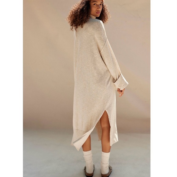 Free People Faye Sweater Midi Dress NWT M - Picture 1 of 11